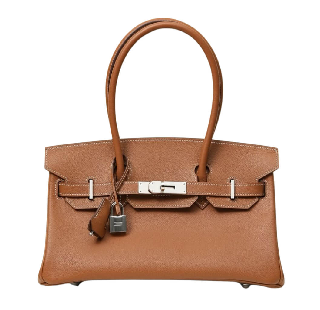 Hermès Shoulder Birkin 30 Gold Evergrain&Palladium Hardware