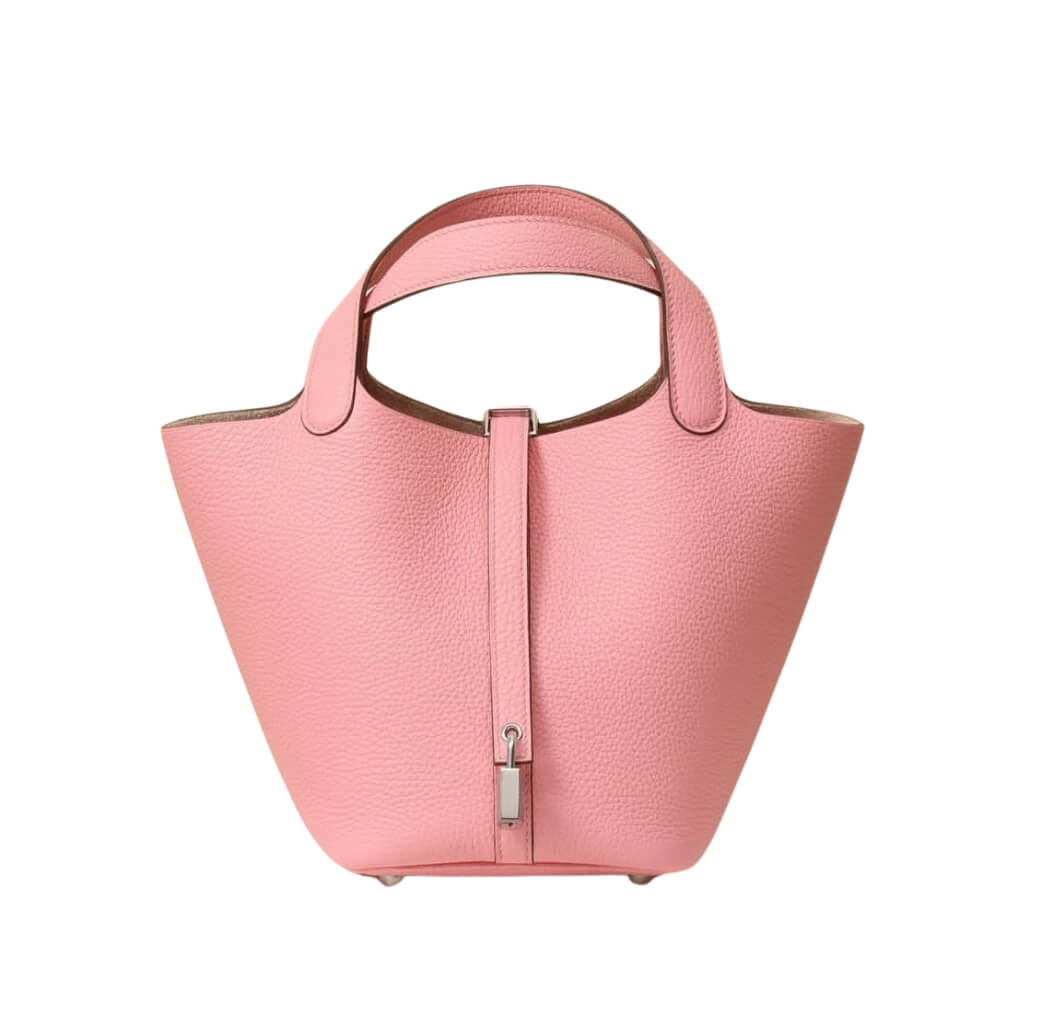 Hermès Picotin Lock18 Clemence&Rose confetti