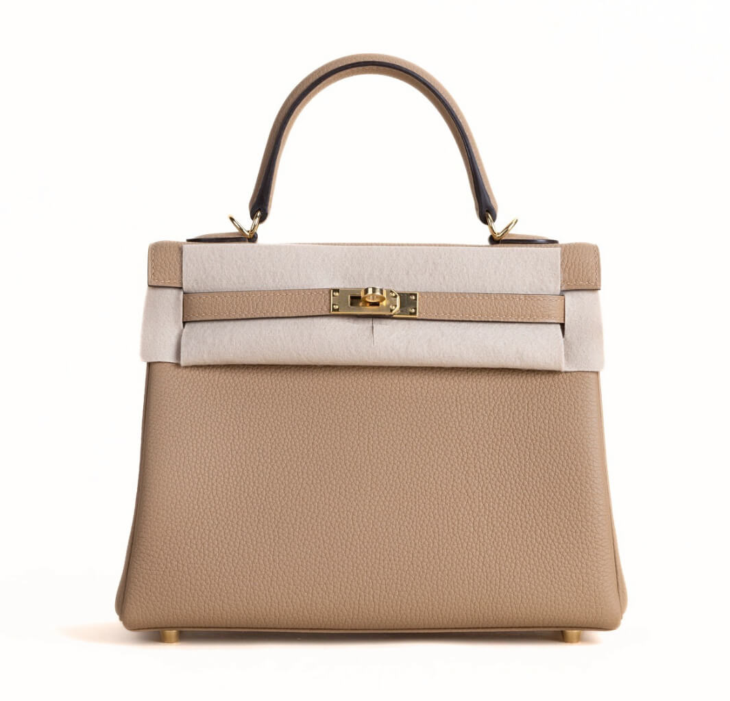 Hermès Kelly25 Chai Togo& Gold Hardware