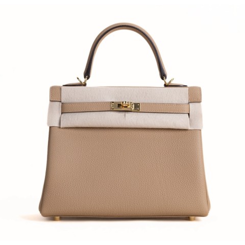 Hermès Kelly25 Chai Togo& Gold Hardware
