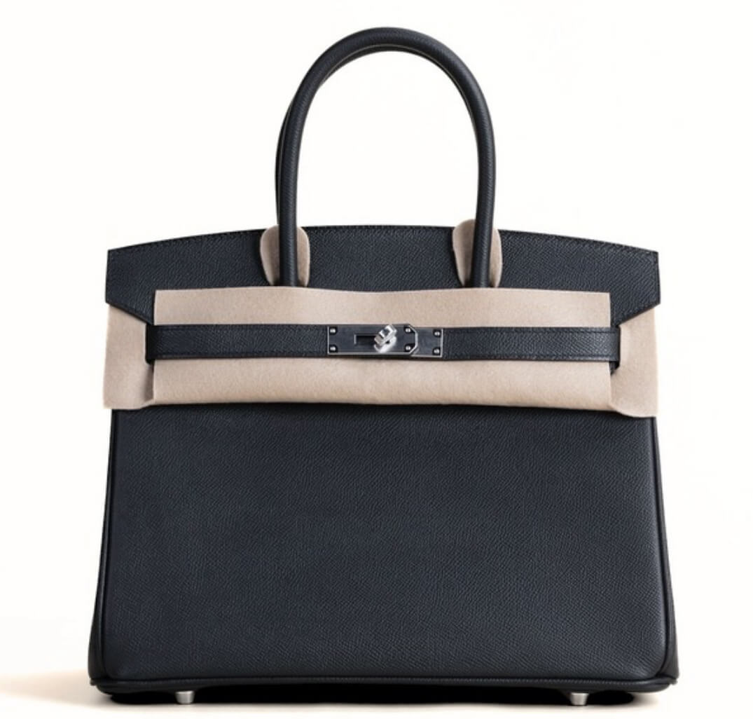 Hermès Birkin30 Noir Epsom& Palladium Hardware