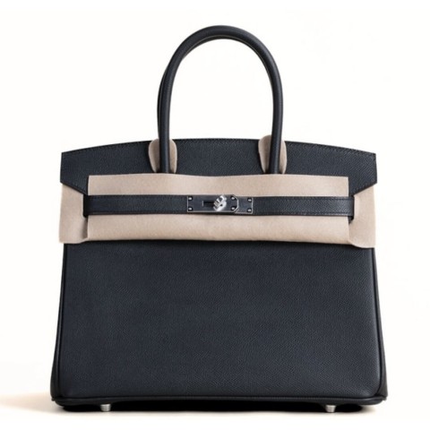 Hermès Birkin30 Noir Epsom& Palladium Hardware