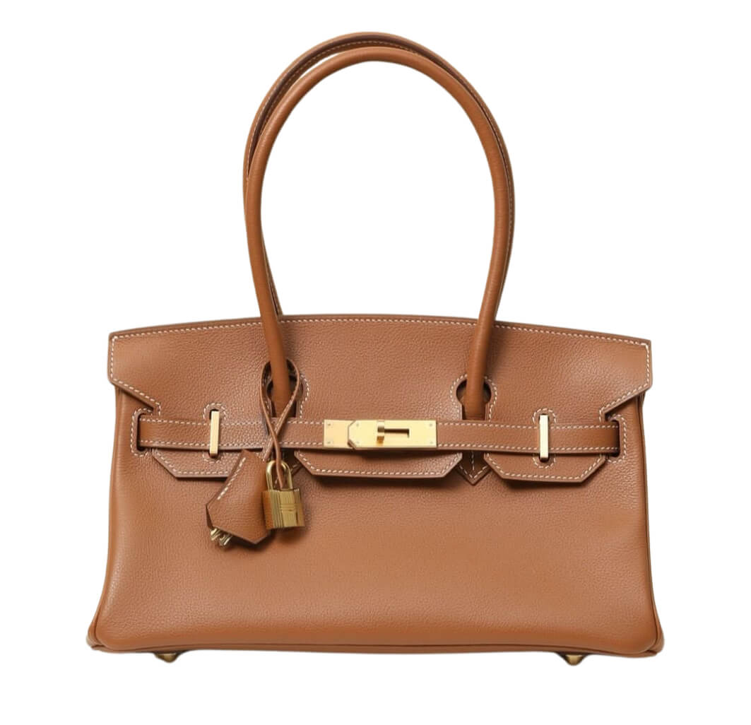 Hermès Shoulder Birkin29  Gold Evergrain&Gold Hardware