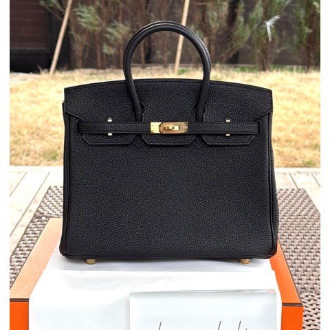 Hermès Birkin25 Black Togo&Gold Hardware