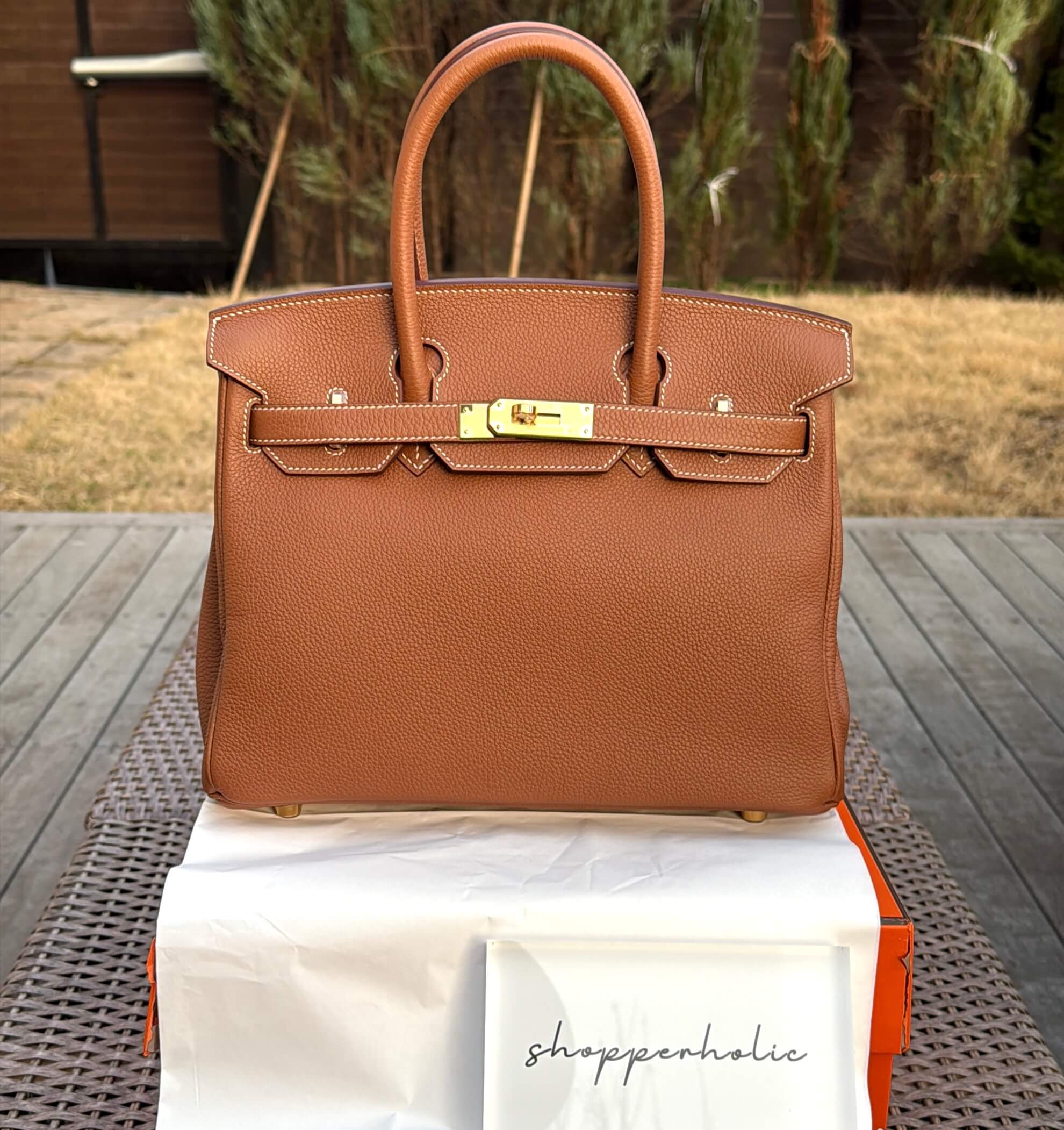 Hermès Birkin 30 Gold Togo&Gold Hardware