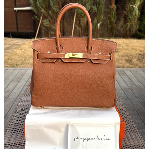 Hermès Birkin 30 Gold Togo&Gold Hardware